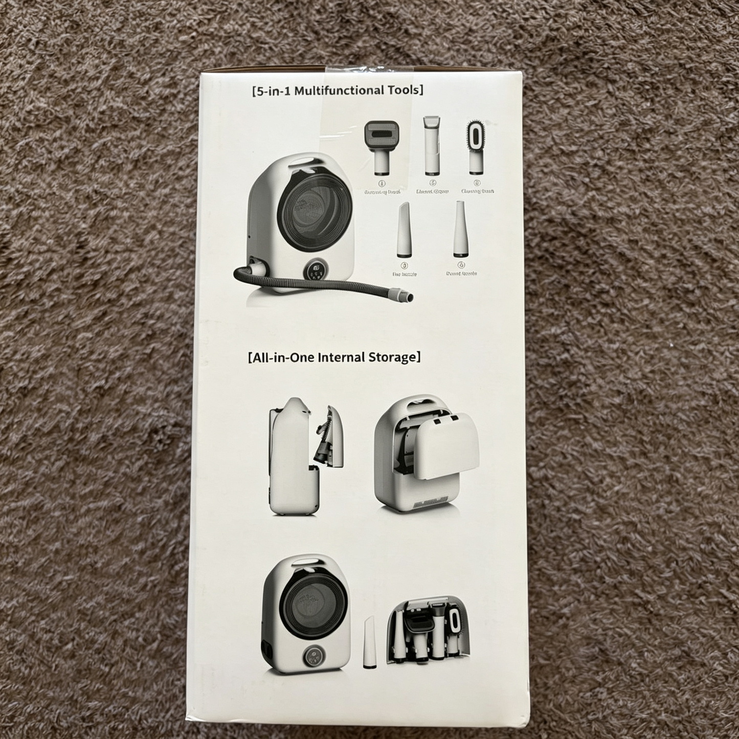 5-in-1 Dog Vacuum Grooming Kit