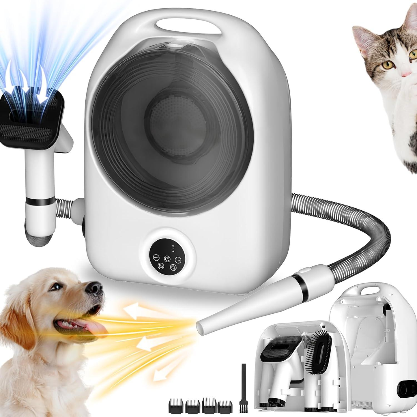 5-in-1 Dog Vacuum Grooming Kit