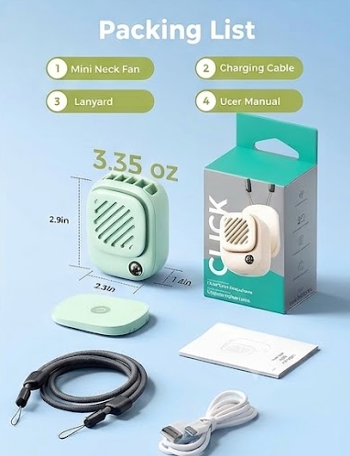 Mini Portable Neck Fan