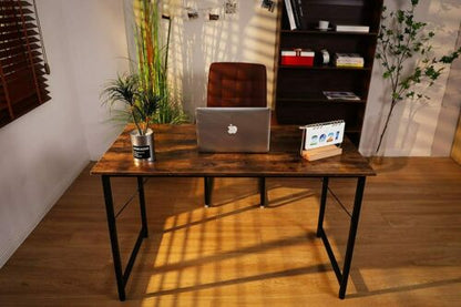 Computer Desk 47'', Writing Desk, Simple Study Table, Industrial Office Desk