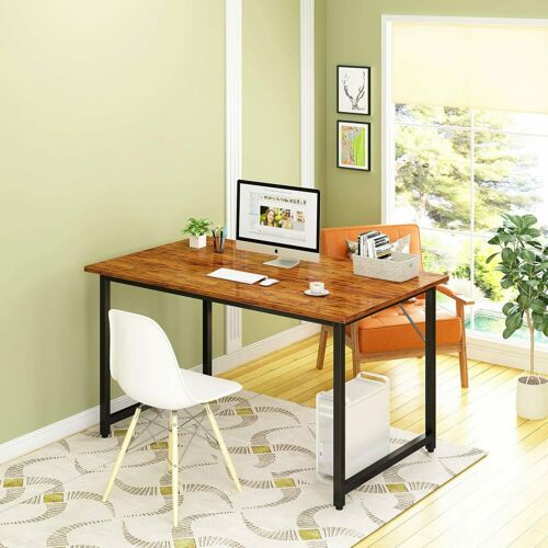 Computer Desk 47'', Writing Desk, Simple Study Table, Industrial Office Desk