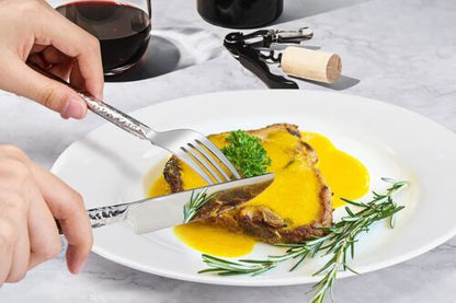 20 Piece Flatware Set, Kitchen Stainless Steel Silverware Set For 4