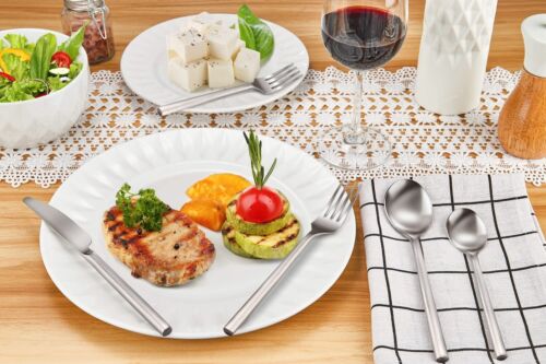 20 Piece Flatware Set, Kitchen Stainless Steel Silverware Set For 4