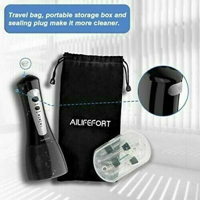 Ailifefort Water Flosser Cordless Rechargeable Portable Dental Oral Irrigator