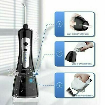 Ailifefort Water Flosser Cordless Rechargeable Portable Dental Oral Irrigator
