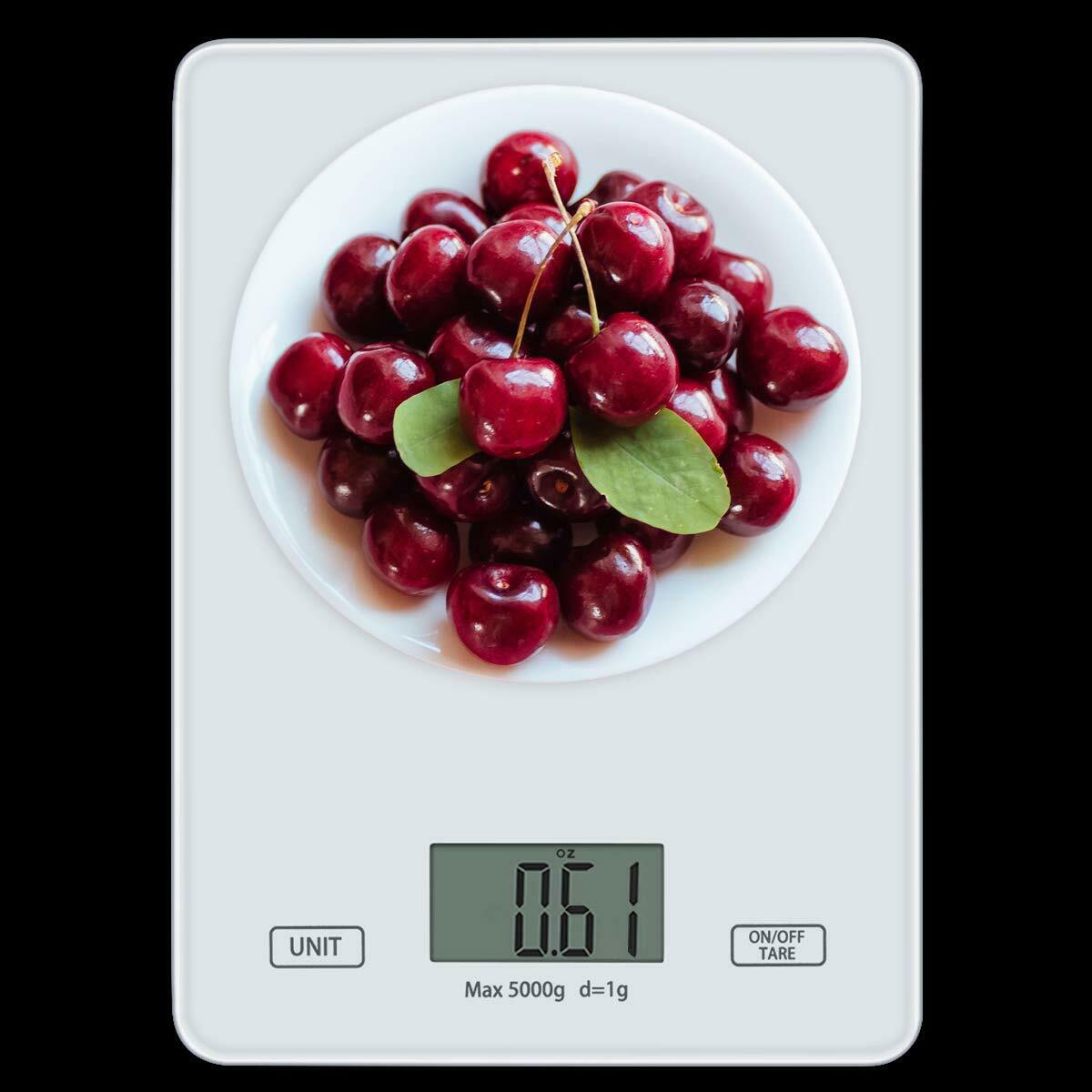 Digital Kitchen Food Cooking Scale Weight Balance in Pounds, Grams, Ounces,& KG