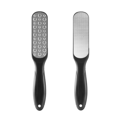 Foot File 2 Pack Foot Scrubber Callus Remover for Feet, Stainless Steel