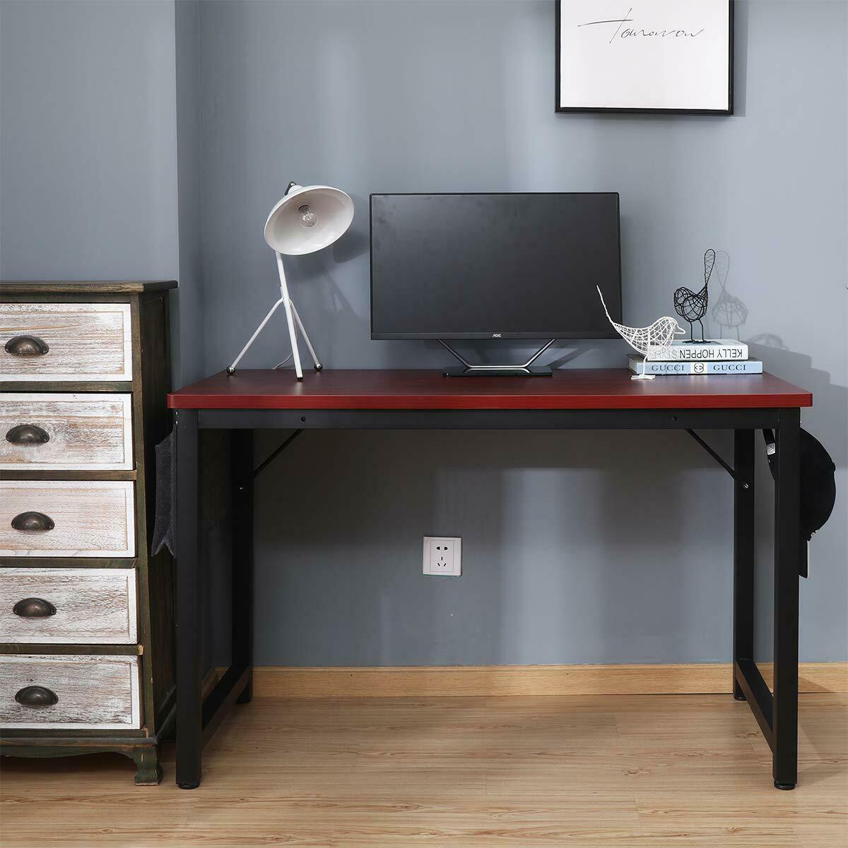 Home Office Desk Computer Desk w/ Storage Easy to Assemble Sturdy Writing Desk