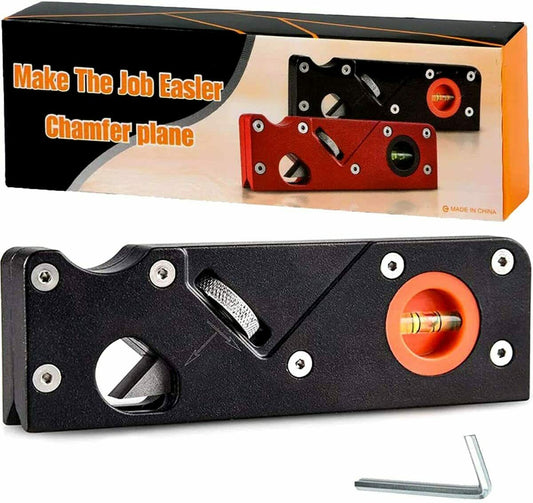 Chamfer Plane Woodworking Edge Corner Trimming Block Planer DIY Manual Wood Tool