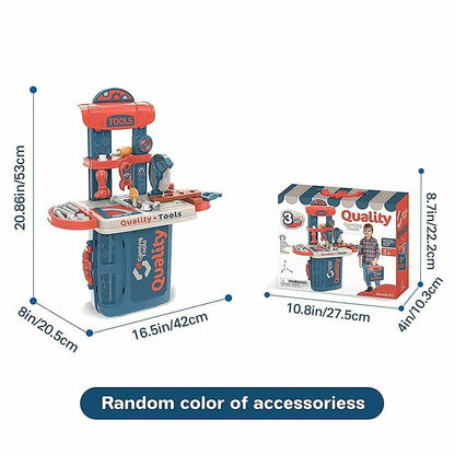 Kids Pretend Play Toy Tool Set Hammer Screw driver Repair Tools Educational Set