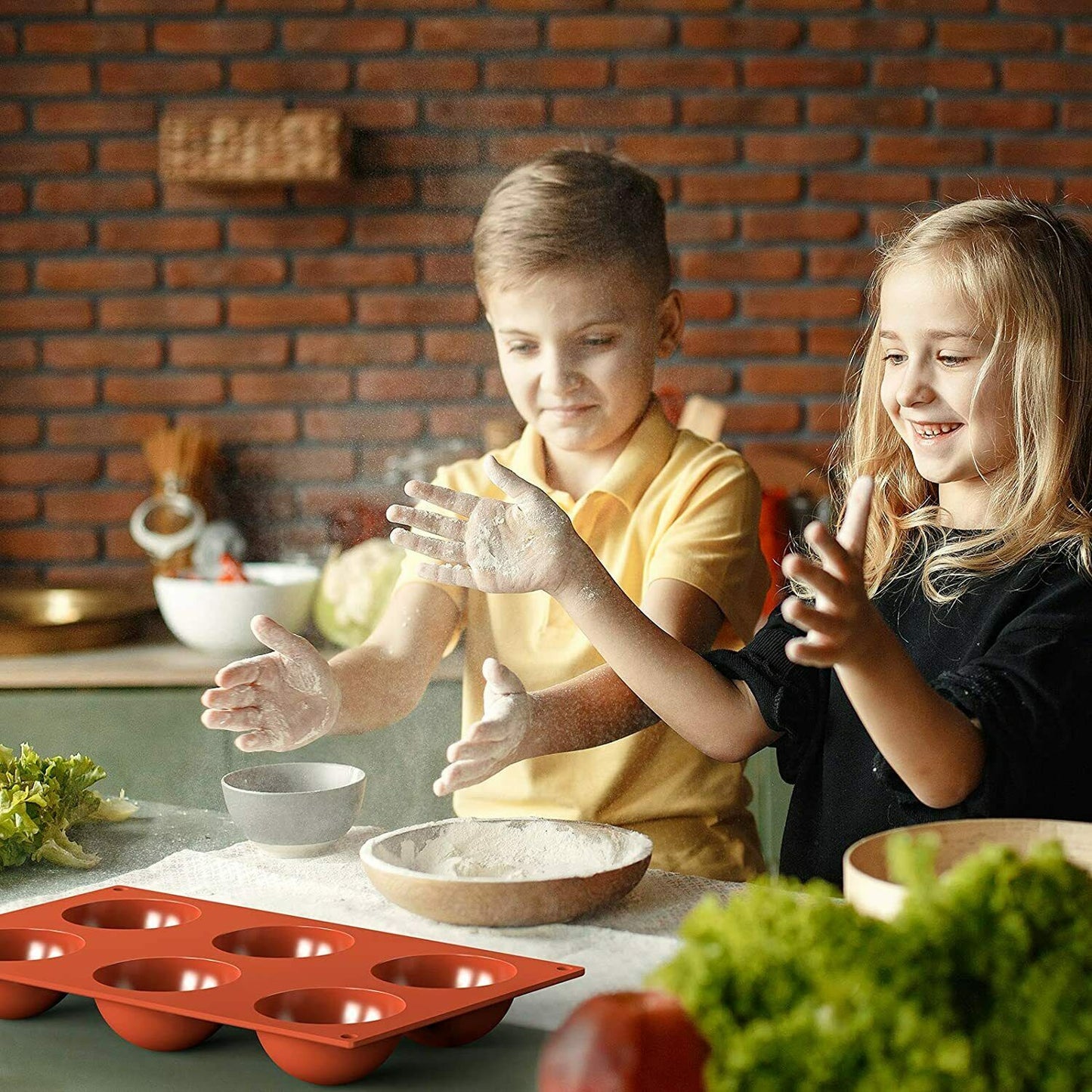 3 Pack Silicone Cake Mold Hot Chocolate Bombs Mould 2.75" Half Ball Sphere US