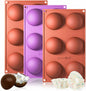 3 Pack Silicone Cake Mold Hot Chocolate Bombs Mould 2.75" Half Ball Sphere US
