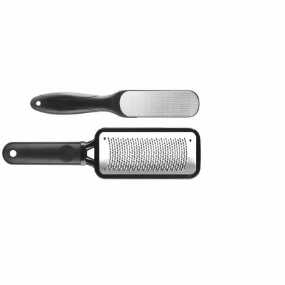 Foot File 2 Pack Foot Scrubber Callus Remover for Feet, Stainless Steel