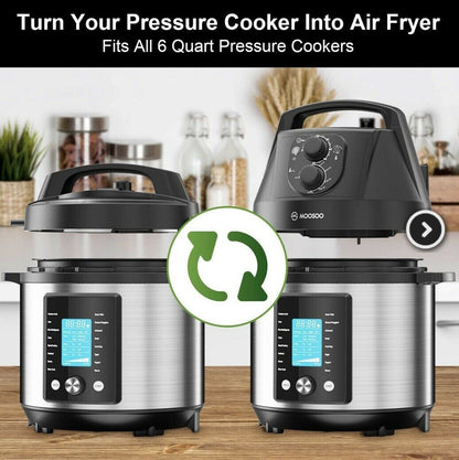 PRESSURE COOKER AIR FRYER LID #XJ-KZJ-A. LID ONLY Roaster 6 Qt