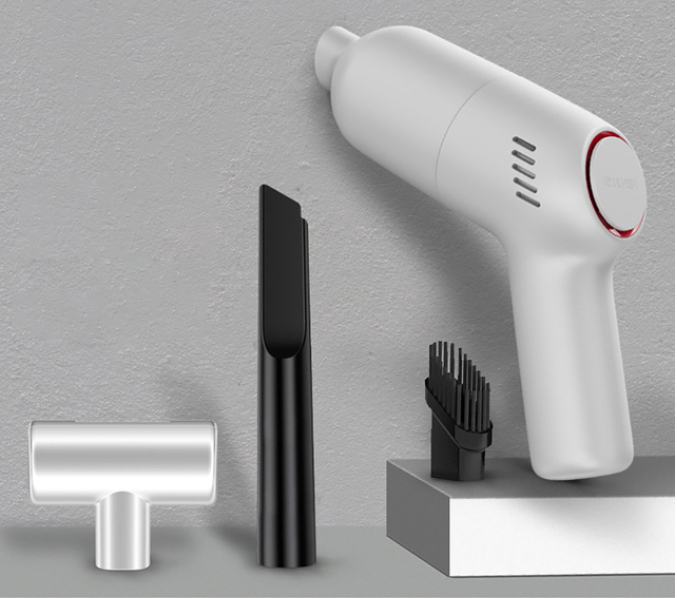 Powerful Car Vacuum Cleaner, Portable Wet&Dry Handheld strong Suction Car white