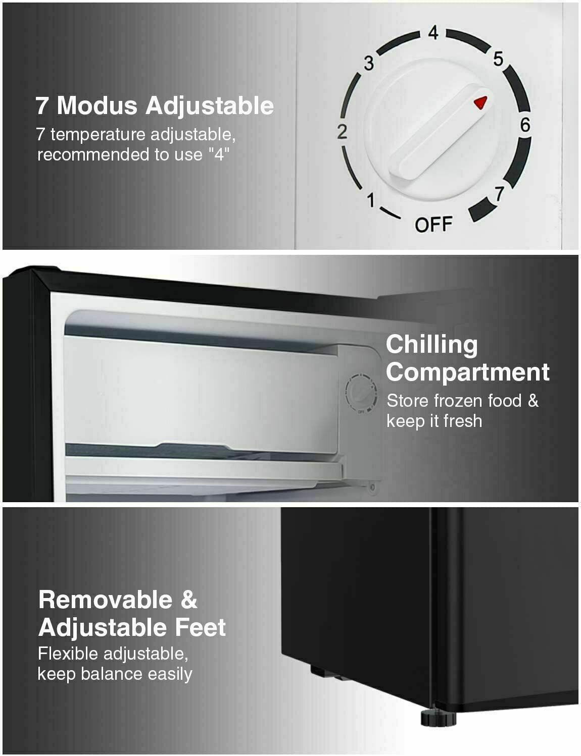 MINI NEVERA CON / CONGELADOR Refrigerador pequeño compacto 3.2