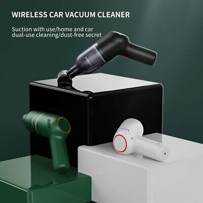 Powerful Car Vacuum Cleaner, Portable Wet&Dry Handheld strong Suction Car white