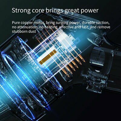 Powerful Car Vacuum Cleaner, Portable Wet&Dry Handheld strong Suction Car white