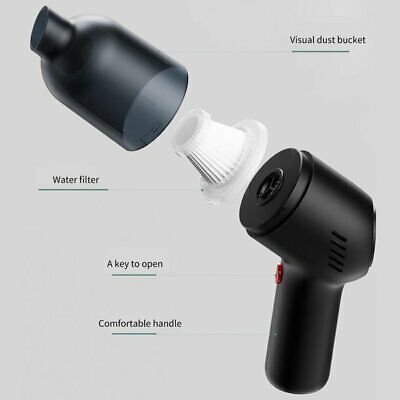 Powerful Car Vacuum Cleaner, Portable Wet&Dry Handheld strong Suction Car white